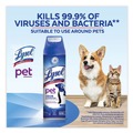 Disinfecting & Cleaning Solutions | LYSOL Brand 19200-99804 15 oz. Aerosol Disinfectant Spray II Pet Odor Eliminator - Fresh (12/Carton) image number 5