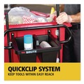 Carts & Trucks | Rubbermaid Commercial 2221459 BRUTE 25.45 in. x 12.82 in. x 15 in. Ergonomic Rotomolded Tilt Truck Handle and Caddy - Black image number 4