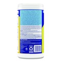 Cleaning Cloths & Wipes | LYSOL Brand 19200-77182 7 in. x 7.25 in. 1-Ply Disinfecting Wipes - Lemon and Lime Blossom, White (80 Wipes/Canister) image number 4