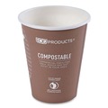 Cups | Eco-Products EP-BHC8-WAPK 8 oz. World Art Renewable and Compostable Hot Cups - Plum (50/Pack) image number 1