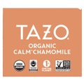 Tea | Tazo 10794522003546 0.73 oz. Tea Bags - Organic Calm Chamomile (96/Carton) image number 3
