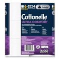 Toilet Tissues | Cottonelle 55707 Ultra ComfortCare Toilet Paper, Soft Tissue, Mega Rolls, Septic Safe, 2-Ply, White, 284/Roll, 6 Rolls/Pack, 36 Rolls/Carton image number 2