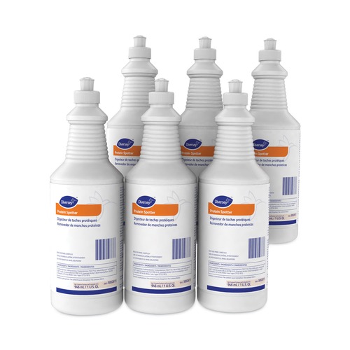 Carpet Cleaners | Diversey Care 5002611 32 oz. Bottle Protein Spotter - Fresh Scent (6/Carton) image number 0