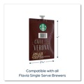 Coffee - Caffeinated | FLAVIA 48104 Starbucks Coffee Freshpack - Caffe Verona (76/Carton) image number 7
