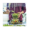 Food Containers & Lids | World Centric RDCS12 4.8 in. x 5.9 in. x 2.1 in. 12 oz. PLA Rectangular Plastic Deli Containers - Clear (900/Carton) image number 1