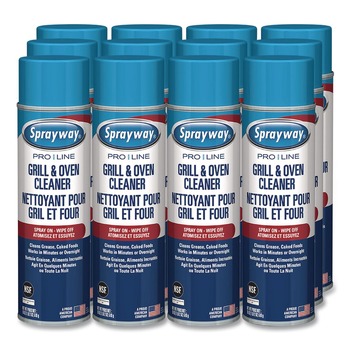 PRODUCTS | Sprayway PRO LINE 1000058537 18 oz Grill and Oven Cleaner (12/Carton)