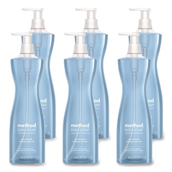 Method 318972 18 oz Dish Soap Pump - Sea Minerals Scent (6/Carton)