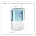 Soap Dispensers | PURELL 7730-01 1200 mL 5.25 in. x 8.8 in. x 12.13 in. ES8 Soap Touch-Free Dispenser - White image number 5