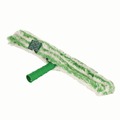 Squeegees | Unger UNGMC450 18 in. Wide Sleeve Monsoon Plus StripWasher Complete with Plastic Handle - Green/White image number 1