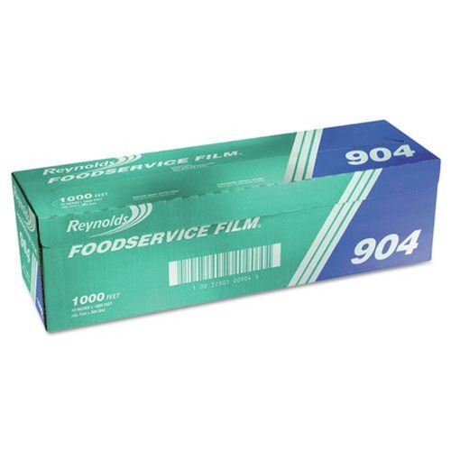 Films | Reynolds Wrap 000000000000000904 18 in. x 1000 ft. PVC Film Roll with Cutter Box - Clear (1/Carton) image number 0