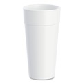 Cups | Dart 24J16 24 oz. Hot/Cold Foam Drink Cups - White (500/Carton) image number 0