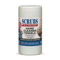 Hand Sanitizing Wipes | SCRUBS 42230 10 in. x 12 in. Hand Cleaner Towels - Blue/White image number 0