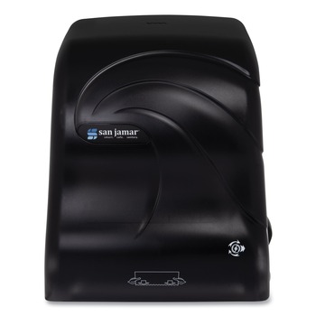 San Jamar T7490TBK 12.38 in. x 9.5 in. x 14.63 in. Simplicity Mechanical Roll Dispenser - Black Pearl