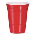 Cups | Dart Y1625-0001 16 oz. SOLO Party Plastic Cold Drink Cups - Red (600/Carton) image number 2