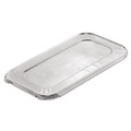 Steam Table Parts | Handi-Foil HFA 403025 6.4 in. x 12.7 in. x 0.5 in. Steam Pan Foil Lids for One-Third Size Pan (200/Carton) image number 0
