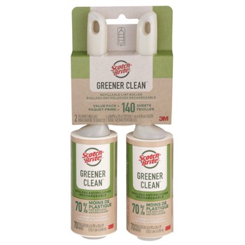 LINT ROLLERS | Scotch-Brite 7100278577 Greener Clean 70-Sheet Lint Roller