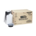 Food Containers & Lids | Pactiv Corp. NC718B Newspring VERSAtainer 6 in. Diameter 16 oz Plastic Microwavable Containers - Black/Clear (150/Carton) image number 0
