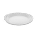 Plates | Pactiv Corp. YTH100070000 7 in. Diameter Unlaminated Foam Dinnerware Plate - White (900/Carton) image number 0