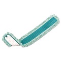 Mop Heads | Rubbermaid Commercial HYGEN FGQ44900GR00 48 in. Microfiber Dust Mop Heads With Fringe - Green image number 1