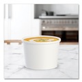 Food Containers & Lids | SOLO HS4125-2050 Flexstyle 12 oz. Double Poly Paper Containers - White (500/Carton) image number 3