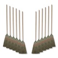Brooms | Boardwalk BWK920YCT 55 in. Mixed Fiber Maid Broom - Natural (12/Carton) image number 0