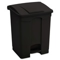 Indoor Waste Receptacles | Safco 9922BL 17-Gallon Plastic Step-On Receptacle - Black image number 0