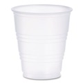 Cups | Dart Y5 5 oz. High-Impact Polystyrene Cold Cups - Translucent (25 Sleeves/Carton) image number 2