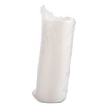 Food Containers & Lids | Dart 48JL Flat Vented Plastic Lids for 24 - 32 oz. Foam Containers - Translucent (500/Carton) image number 1