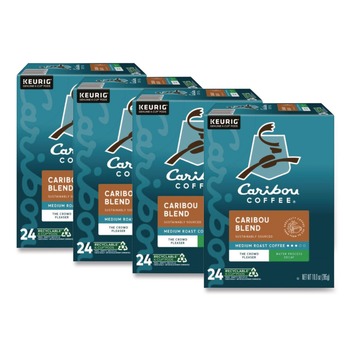 Caribou Coffee 5000330137 Coffee K-Cups - Caribou Blend Decaf (96/Carton)