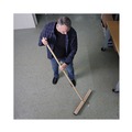 Handles & Braces | Boardwalk BWK138 1.13 in. Diameter x 60 in. Handle Length Metal Tip Threaded Hardwood Broom Handle - Natural image number 4