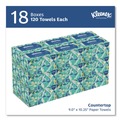 Cleaning Cloths & Wipes | Kleenex 01701 9 in. x 10.5 in. 1-Ply POP-UP Box Cloth Hand Towels - Unscented, White (2160/Carton) image number 2