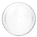 Souffle & Portion Cups | Vegware CF736 2 oz. - 4 oz. Compostable Plastic Portion Pot Lids - Clear (2000/Carton) image number 0