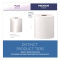 Perforated Roll & Hand Towels | Kleenex 50606 8 in. x 600 ft. Hard Roll Paper Towels with Premium Absorbency Pockets - White (6 Rolls/Carton) image number 2