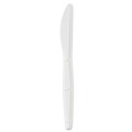 Disposable Knives | Dixie SSK21P SmartStock Series-B 6.3 in. Mediumweight Plastic Cutlery Knives Refill - White (40/Pack, 24 Packs/Carton) image number 0