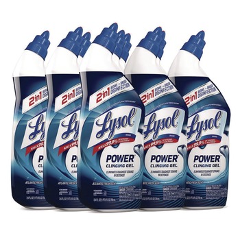 LYSOL Brand 19200-98012 24 oz Disinfectant Toilet Bowl Cleaner - Atlantic Fresh (9/Carton)