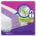 Mop Heads | Swiffer 08443 WetJet 11.3 in. x 5.4 in. System Cloth Refills - White (24-Piece/Box, 4 Boxes/Carton) image number 7
