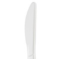 Disposable Knives | Dixie SSK21P SmartStock Series-B 6.3 in. Mediumweight Plastic Cutlery Knives Refill - White (40/Pack, 24 Packs/Carton) image number 1