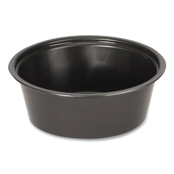 Fabri-Kal PPC150B 1.5 oz Plastic Portion Cups - Black (2500/Carton)