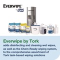 Cleaning Cloths & Wipes | Tork 192841 1-Ply 12 x 12 Chem-Ready Wiping Rolls - White (6/Carton) image number 7