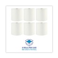 Perforated Roll & Hand Towels | Boardwalk BWK35XTRA 8 in. x 800 ft. 1-Ply Xtra Roll Towels - White (6/Carton) image number 4