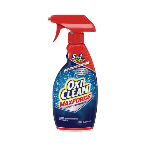 Stain Removers | OxiClean 57037-00070 12 oz. Spray Bottle Max Force Laundry Stain Remover image number 0