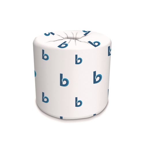 Toilet Tissues | Boardwalk B6180 2-Ply Septic Safe 125 ft. Roll Length Toilet Tissue - White (96/Carton) image number 0