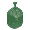 Low-Density Trash Bags | Heritage L8046TE ER1 Eco Blend Max 40 in. x 46 in. 0.8 mil 45 Gallon Can Liners - Green (25 Bags/Roll, 6 Rolls/Carton) image number 3