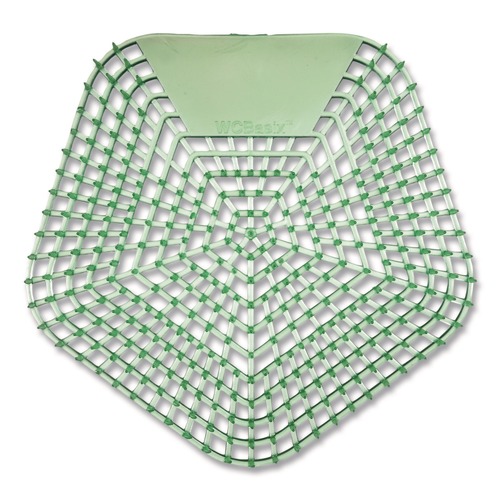 Toilet & Urinal Deodorizers | Boardwalk WCBX-P-010I010I-02-AAS80- 0.11 oz WCBasix Urinal Screen - Cucumber Twist Scent, Green (10/Box) image number 0