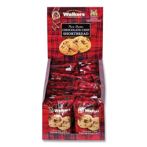 Snacks | Walkers OFXW1537D 1.4 oz. Pack Chocolate Chip Shortbread Cookies (1/Box) image number 0
