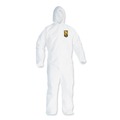 Hand Sanitizing Wipes | Ansell 49113 A20 Breathable Particle Protection Coveralls with Zipper Front - Large, White (24/Carton) image number 0