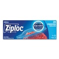 Resealable Bags | Ziploc 351126 1 Gallon 2.7 mil. 9.6 in. x 12.1 in. Zipper Freezer Bags - Clear (28 Bags/Box, 9 Boxes/Carton) image number 3