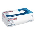 Food Service Disposable & Single Use Gloves | Boardwalk BWK345LCT 4.4 mil 9.5 in. Long Powder-Free General-Purpose Latex Gloves - Large, Natural (100/Box, 10 Boxes/Carton) image number 4