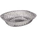 Aluminum Pans & Lids | Handi-Foil HFA 32400-100 14.43 in. x 3.12 in. x 17.68 in. 272 oz. Giant Rack Aluminum Roaster Pan - Silver (100/Carton) image number 0