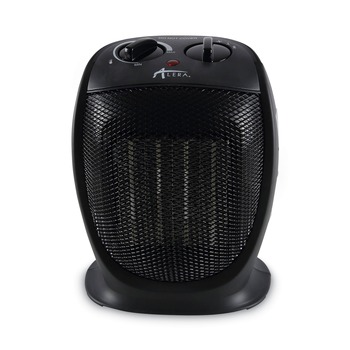HEATERS | Alera ALEHECH09 1500 W 7.12 in. x 5.87 in. x 8.75 in. Ceramic Heater - Black
